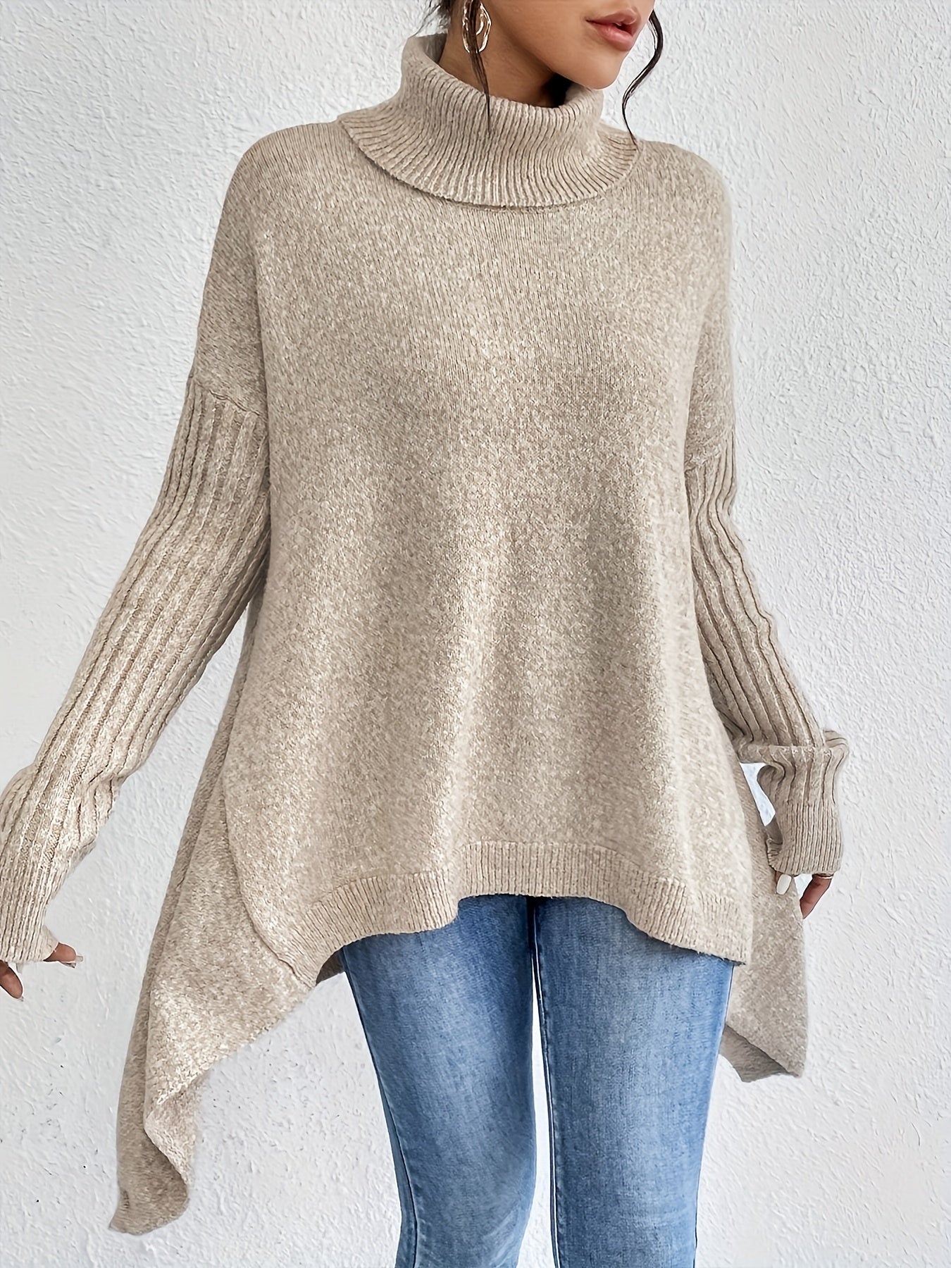 ANNE | Suéter de cuello alto oversize