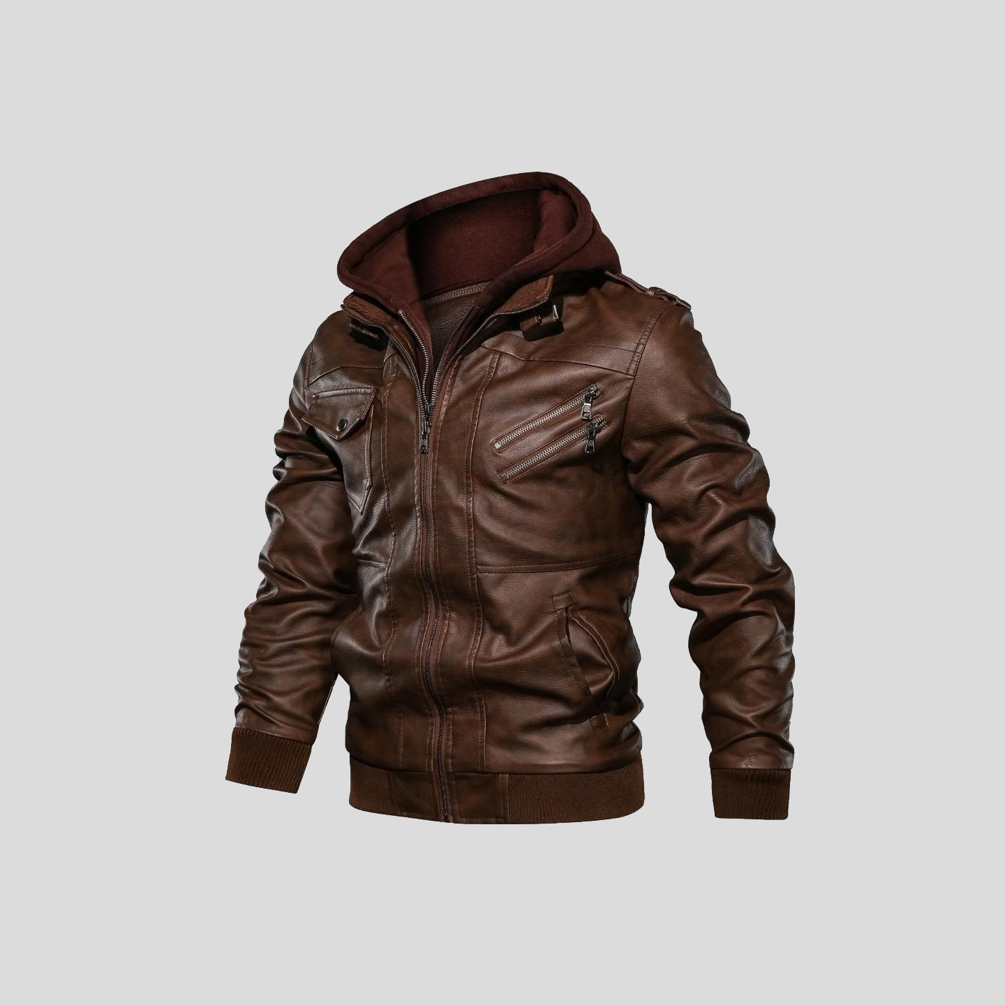 EMILIANO | Chaqueta con capucha desmontable para hombre