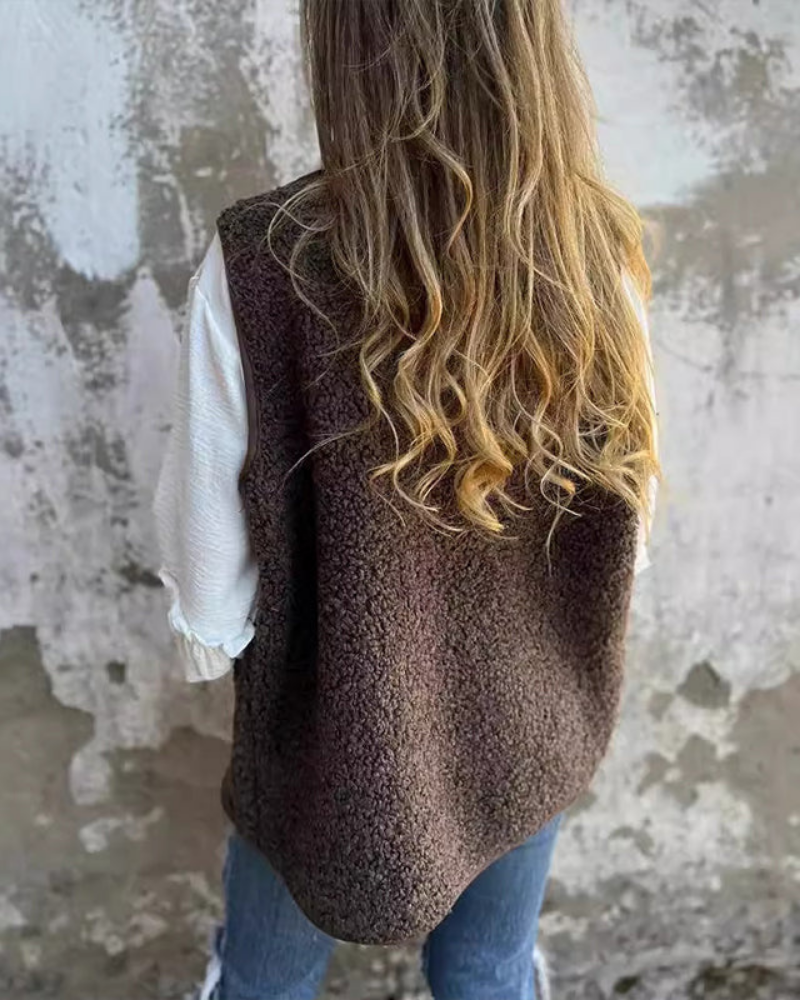 DANELA | Chaleco de lana suave