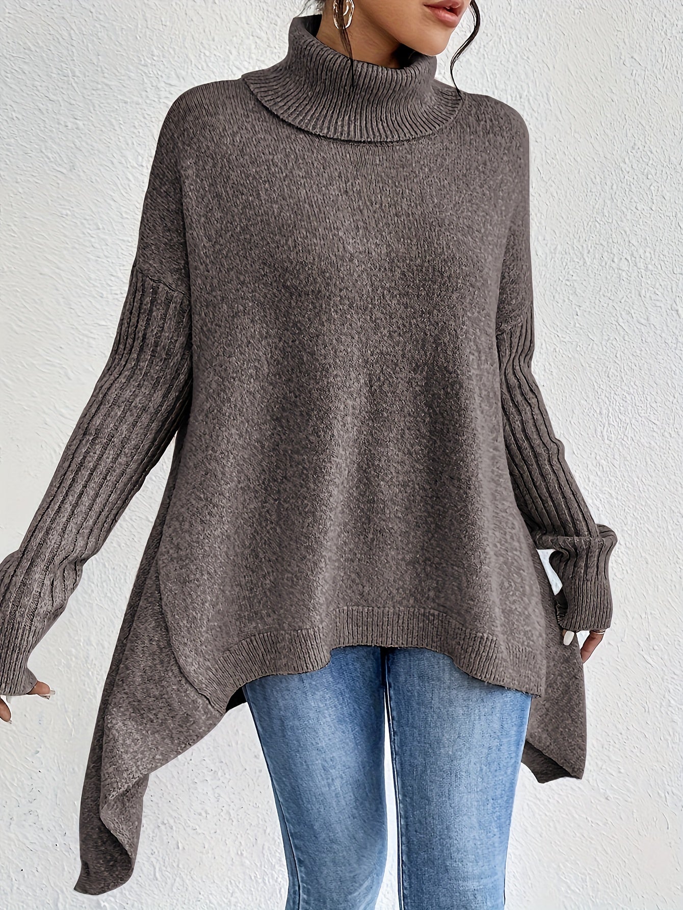 ANNE | Suéter de cuello alto oversize
