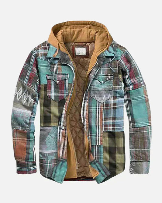 ALFONSO | Chaqueta patchword estampada