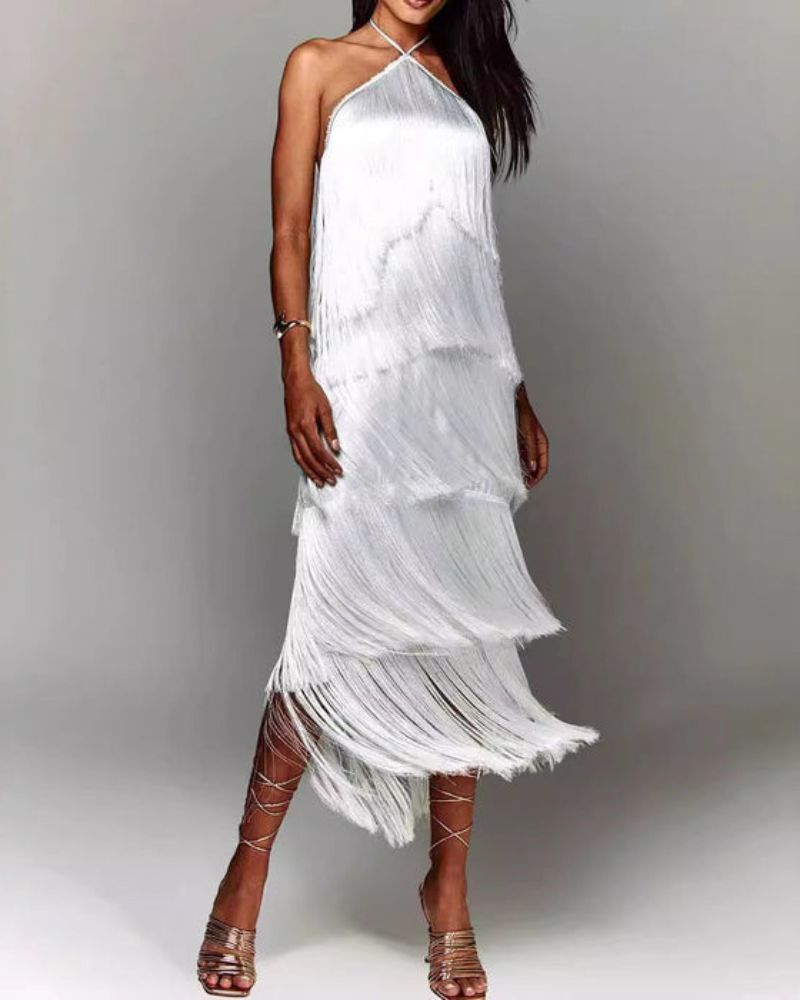 SUSAN | Vestido de diseño con flecos