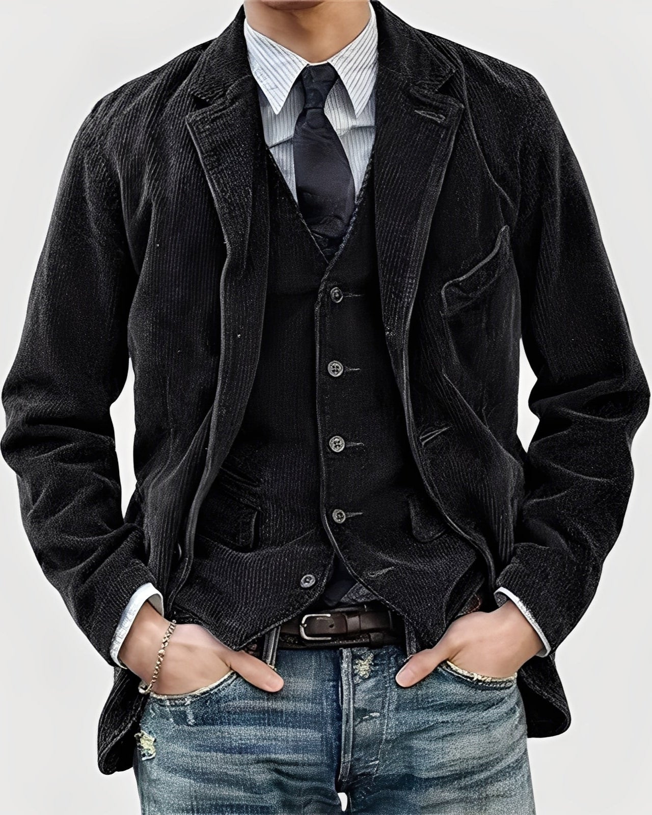FLORENCE | Chaqueta y chaleco de pana