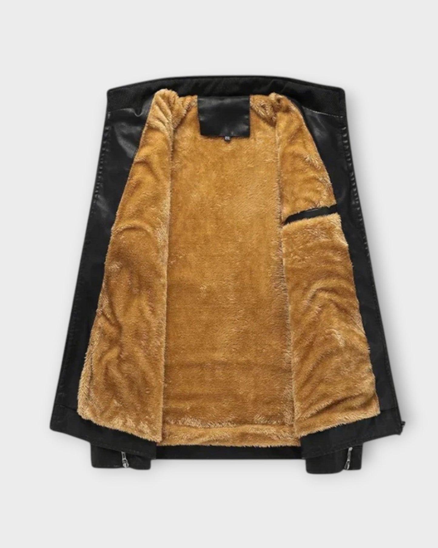 LUCAS | Chaqueta Retro de Cuero con Forro Polar