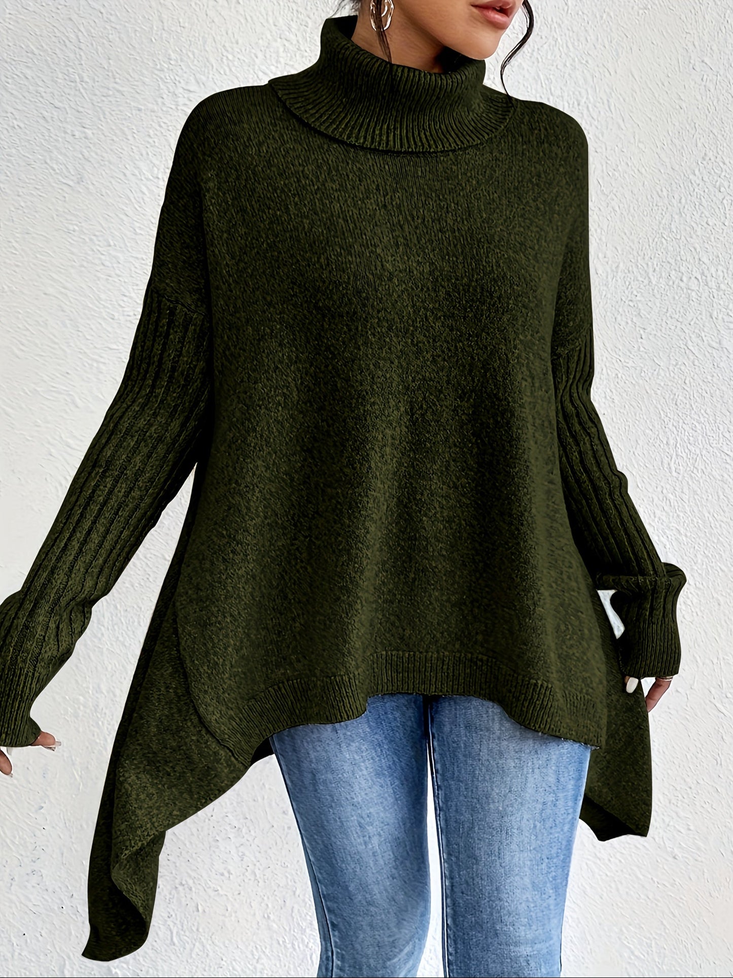 ANNE | Suéter de cuello alto oversize