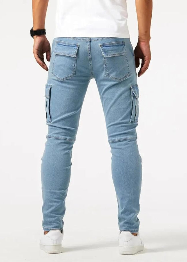 MARINO | Pantalón cargo strecht