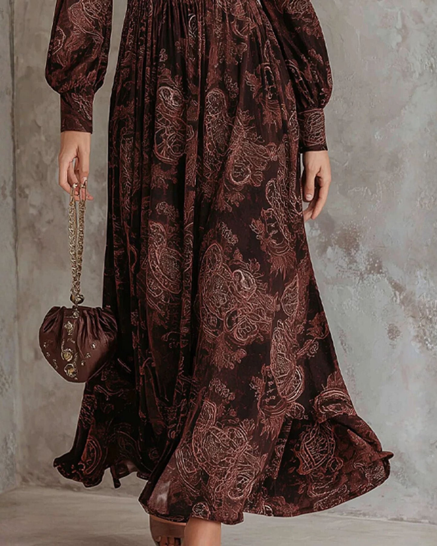 IRIS | Vestido midi con estampado