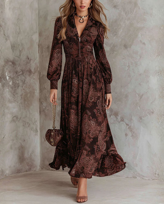 IRIS | Vestido midi con estampado