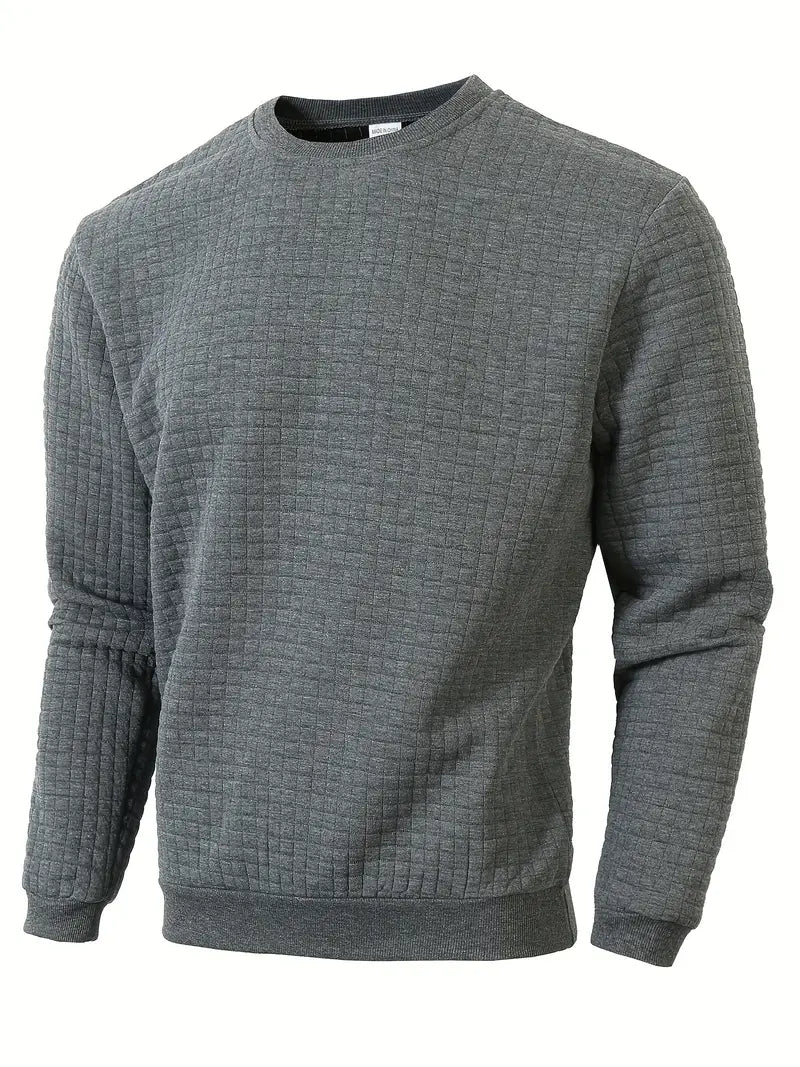 MASON | Sudadera texturizada de cuello redondo