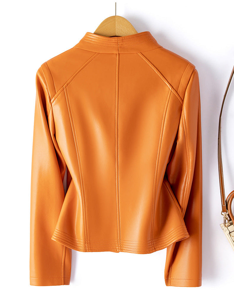 AURA | Chaqueta motera de piel