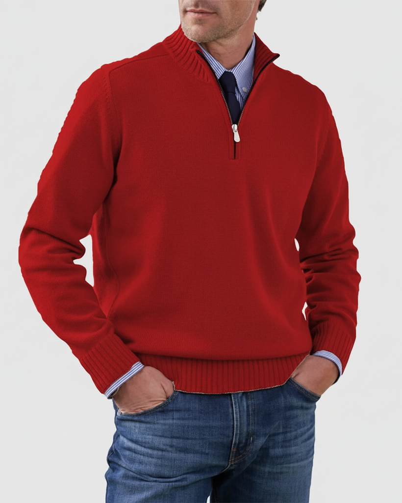 MORGAN | Jersey informal con media cremallera