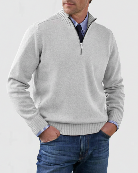 MORGAN | Jersey informal con media cremallera