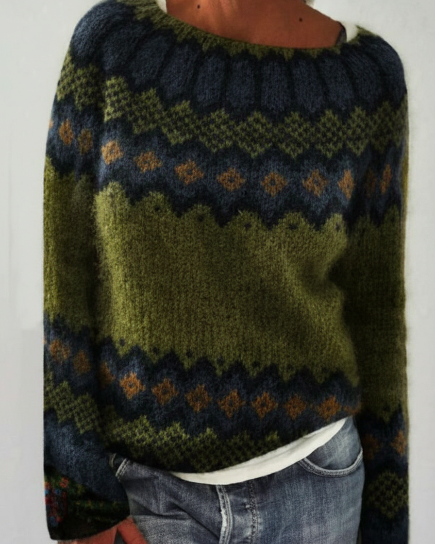 LEAH | Jersey estampado de temporada