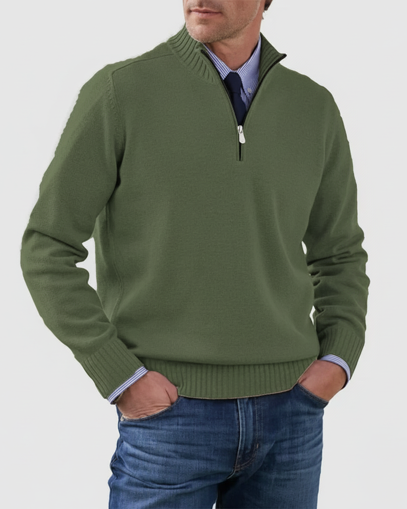 MORGAN | Jersey informal con media cremallera