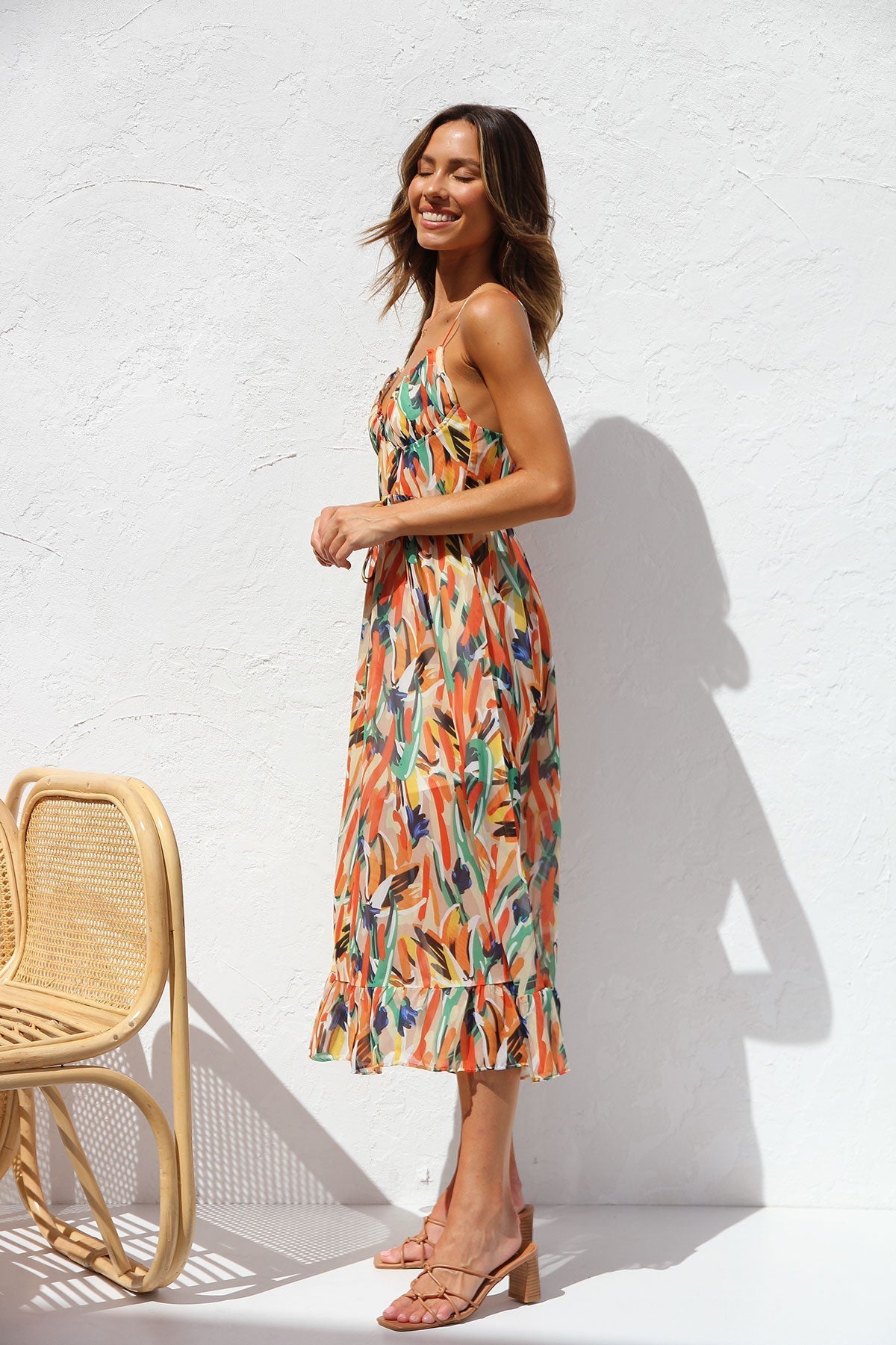 DORIA | Vestido estampado de temporada