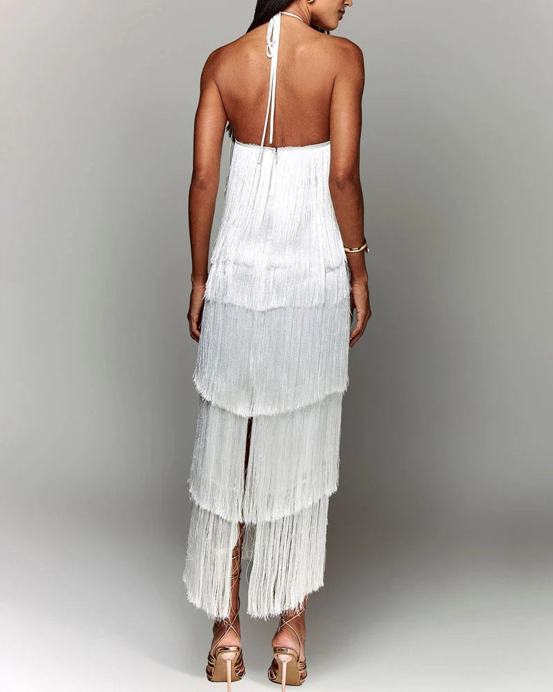 SUSAN | Vestido de diseño con flecos