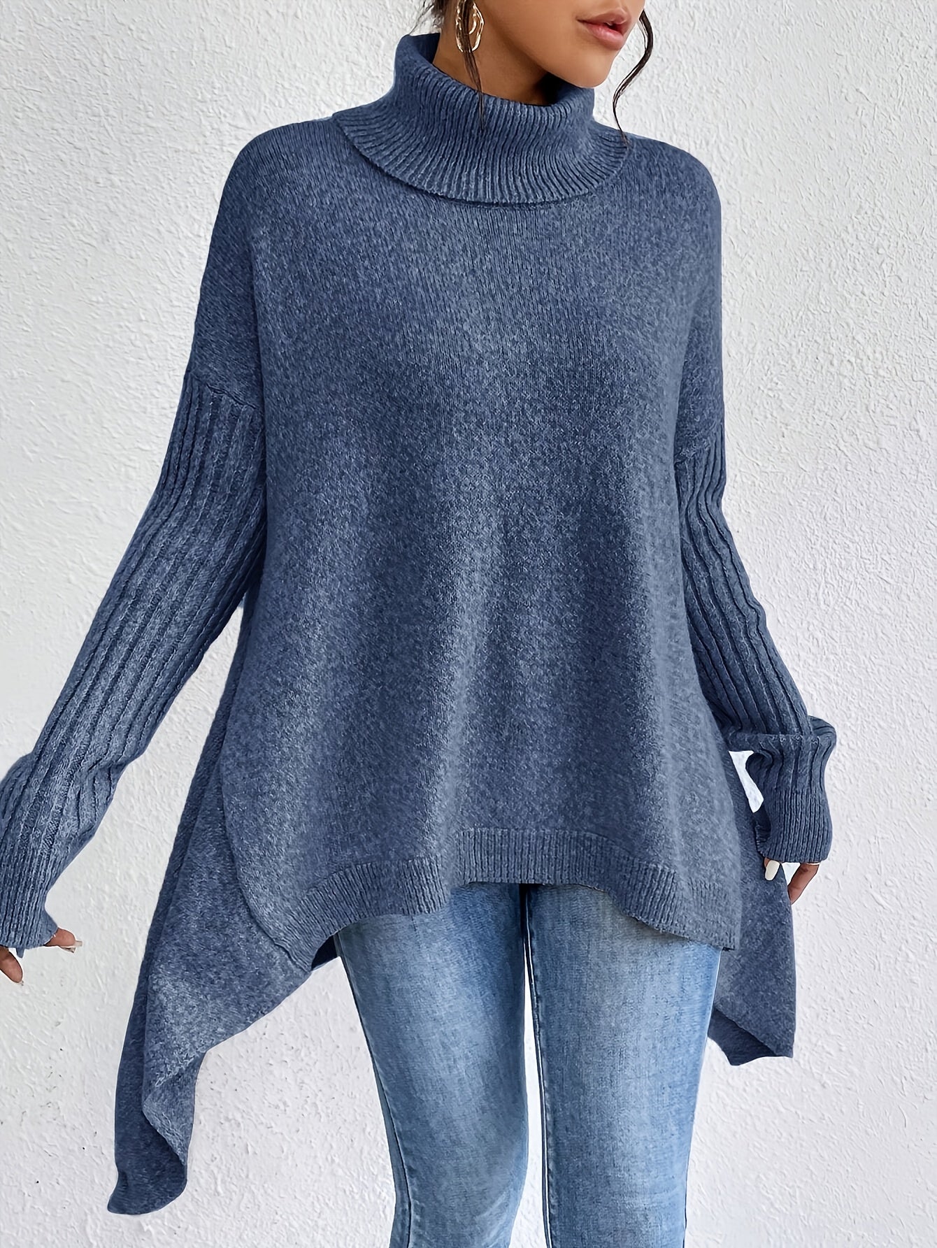 ANNE | Suéter de cuello alto oversize
