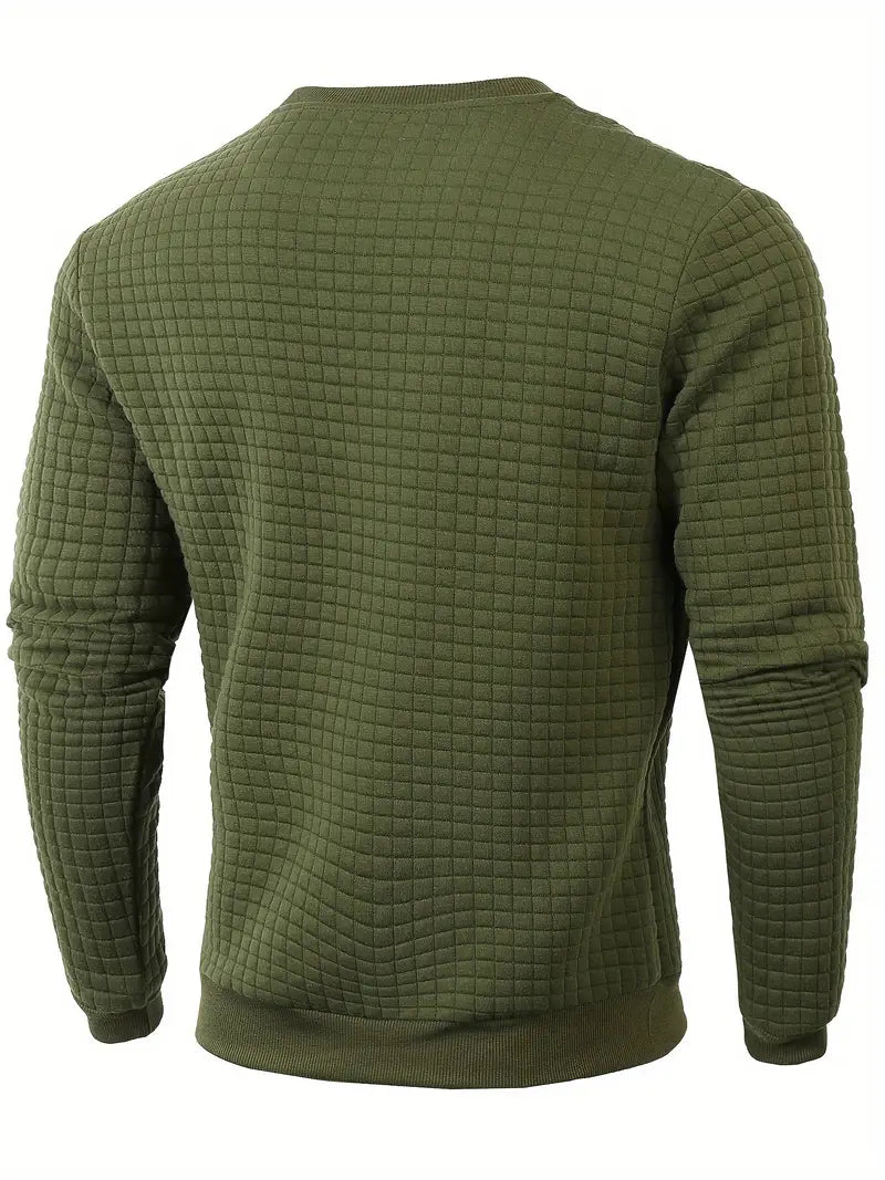 MASON | Sudadera texturizada de cuello redondo