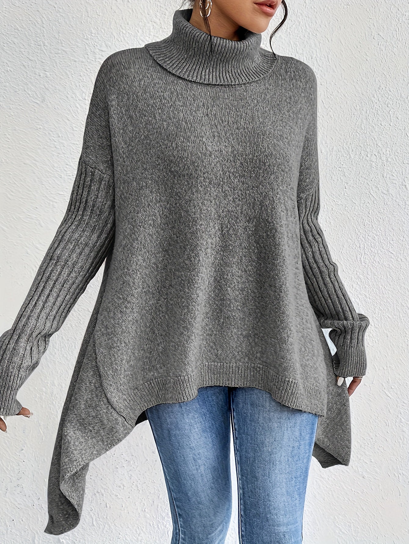 ANNE | Suéter de cuello alto oversize