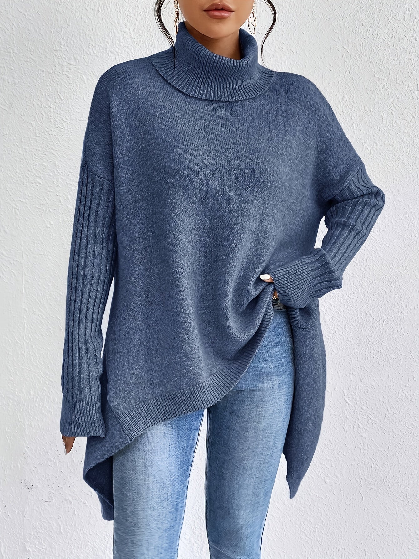 ANNE | Suéter de cuello alto oversize
