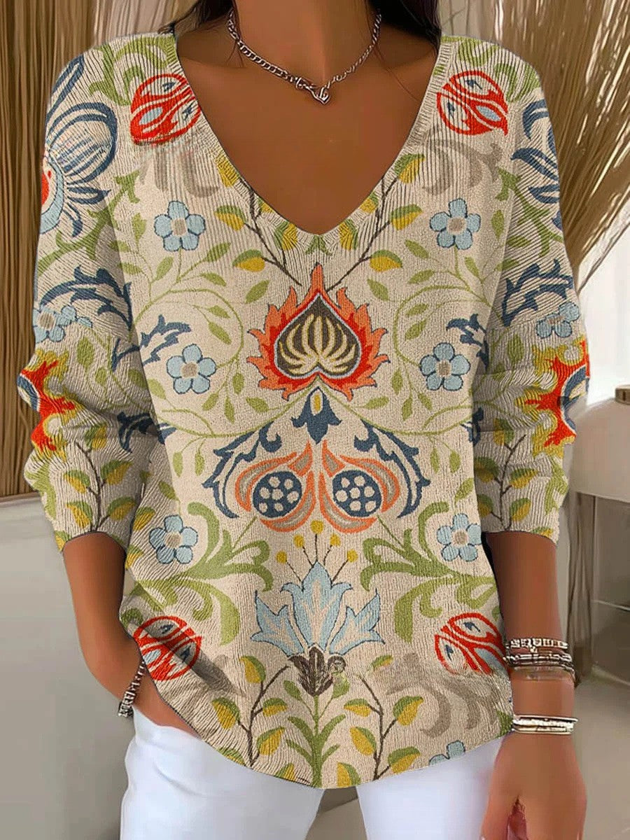 MARGAUX | Suéter con cuello en V