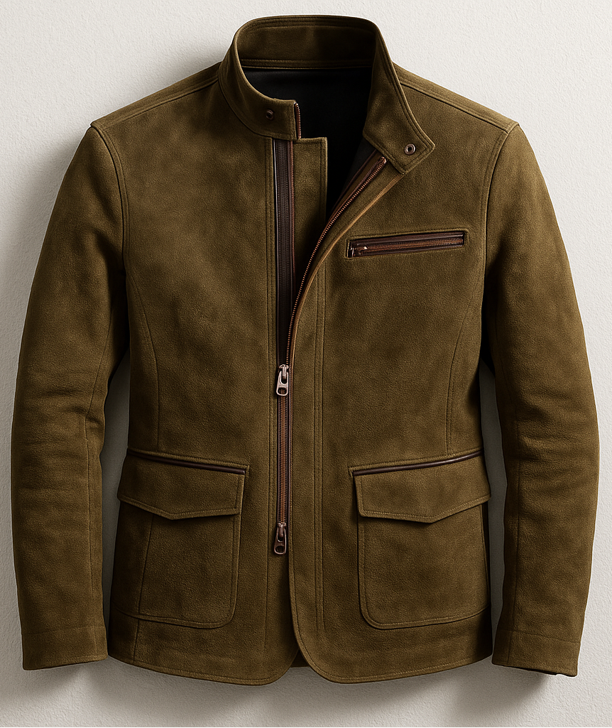 MARCO | Chaqueta de gamuza clásica