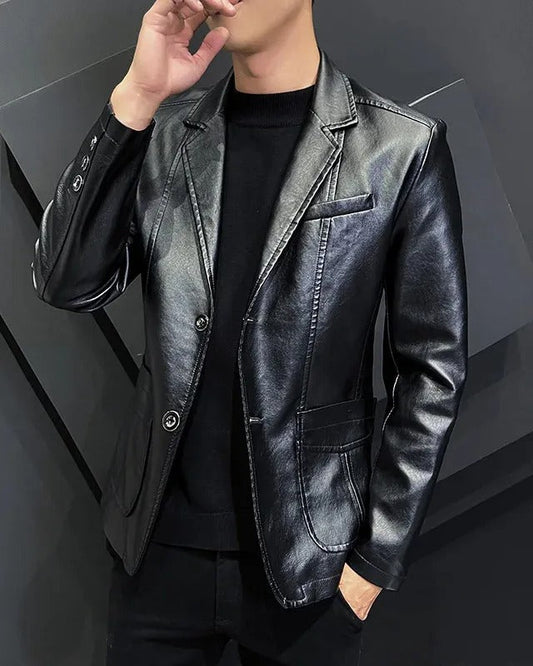 ENZO | Chaqueta informal de cuero