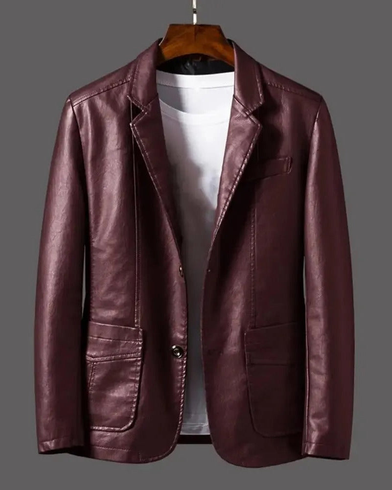 ENZO | Chaqueta informal de cuero