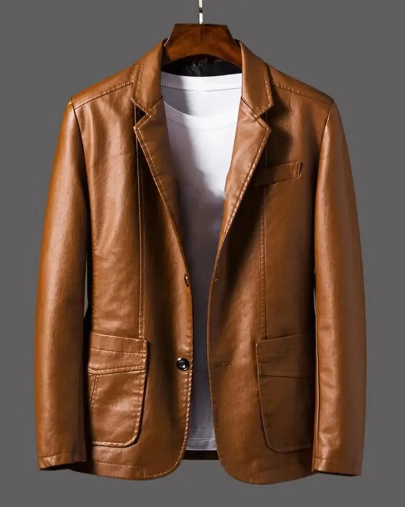ENZO | Chaqueta informal de cuero