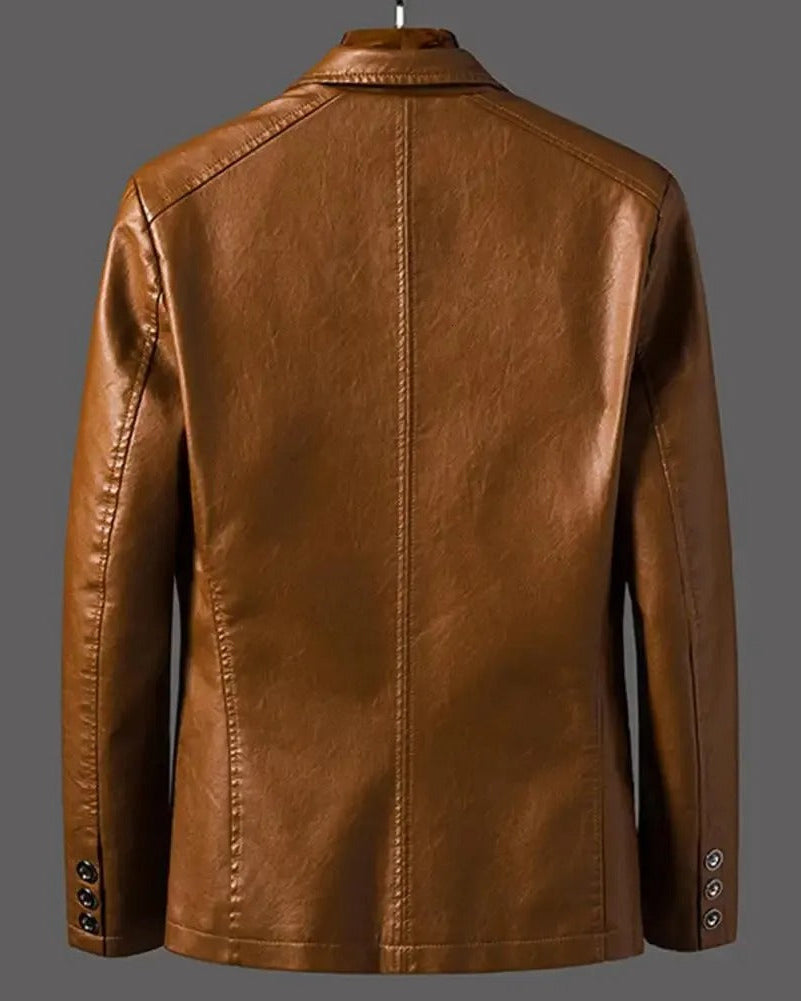 ENZO | Chaqueta informal de cuero