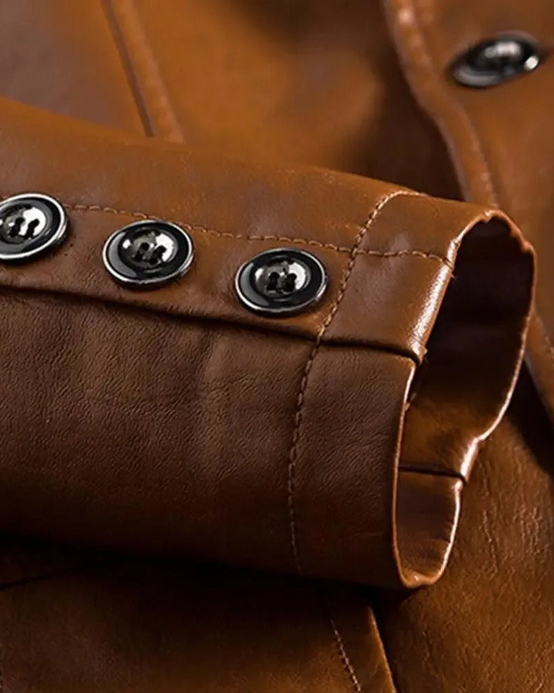 ENZO | Chaqueta informal de cuero