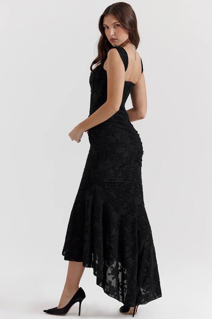 KIARA | Vestido largo con corsé sofisticado