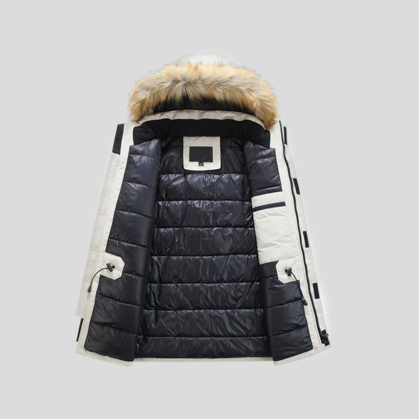 MOSKAU | Chaqueta con capucha de pelo sintético para hombre
