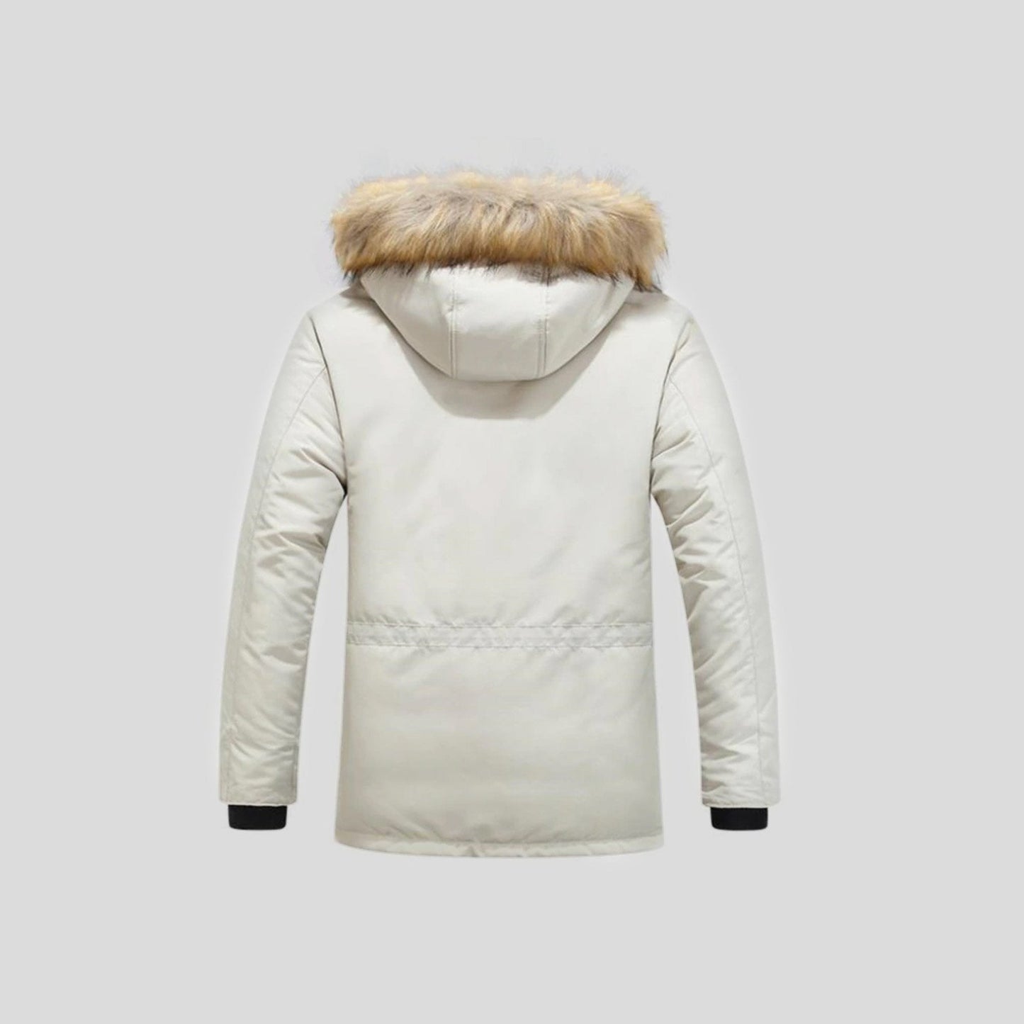 MOSKAU | Chaqueta con capucha de pelo sintético para hombre