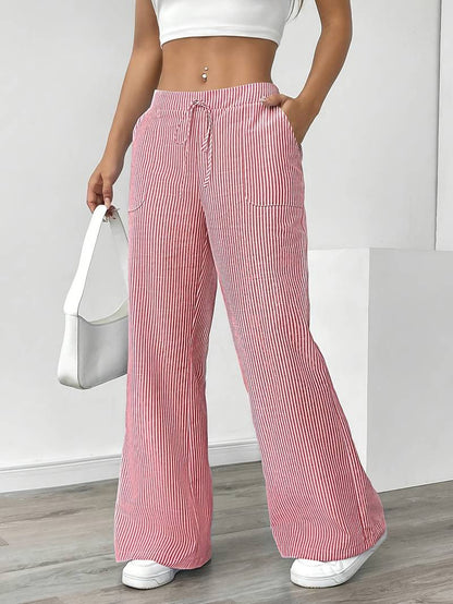 DOMÍNICA | Pantalón ancho rayado