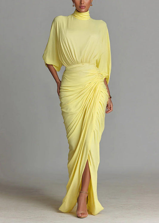 AUREA | Vestido largo sofisticádo con mangas