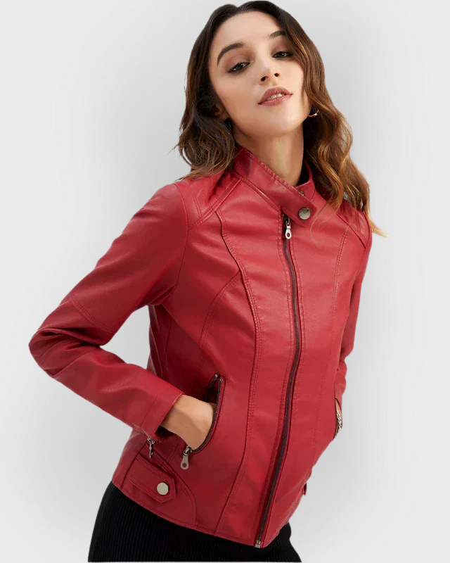 EVELYN | Chaqueta de cuero.