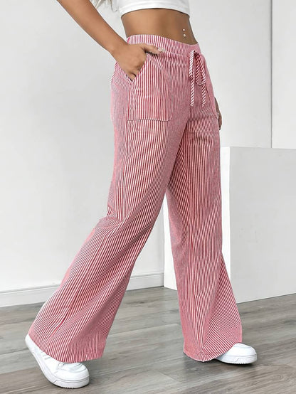 DOMÍNICA | Pantalón ancho rayado