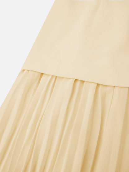 ELVIRA | Vestido largo plisado de diseño