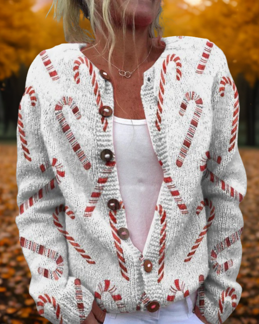 CARLA | Cárdigan de Caramelos Festivos