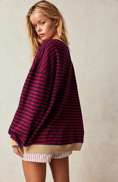 LADY | Jersey oversize de rayas