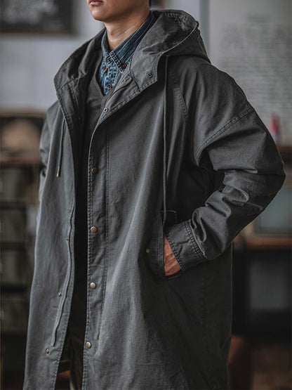PELAYO | Parka fishtail con capucha