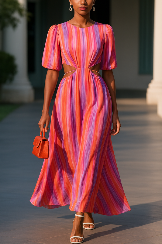 PALOMA  |  Vestido midi con aberturas.