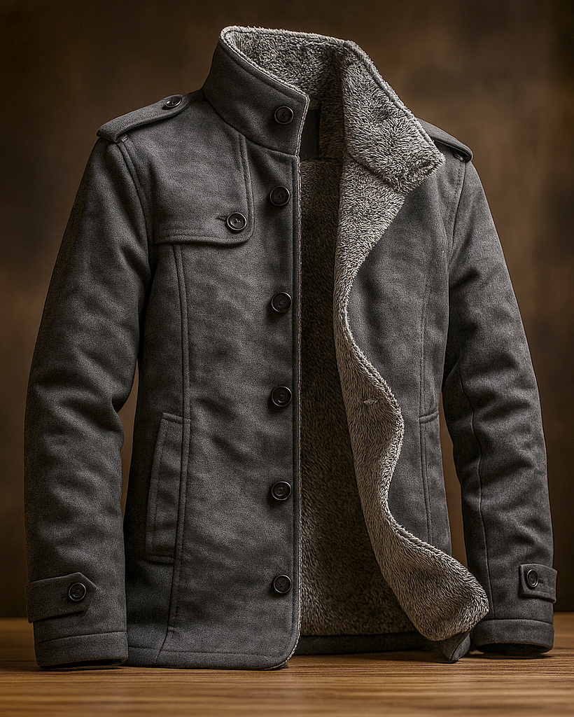 ALONSO | Abrigo clásico de ante