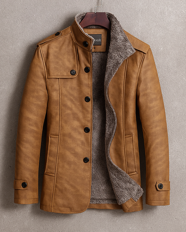 ALONSO | Abrigo clásico de ante