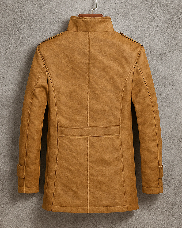 ALONSO | Abrigo clásico de ante