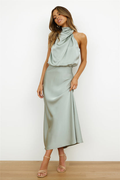 MARIANA | Vestido con escote americano.