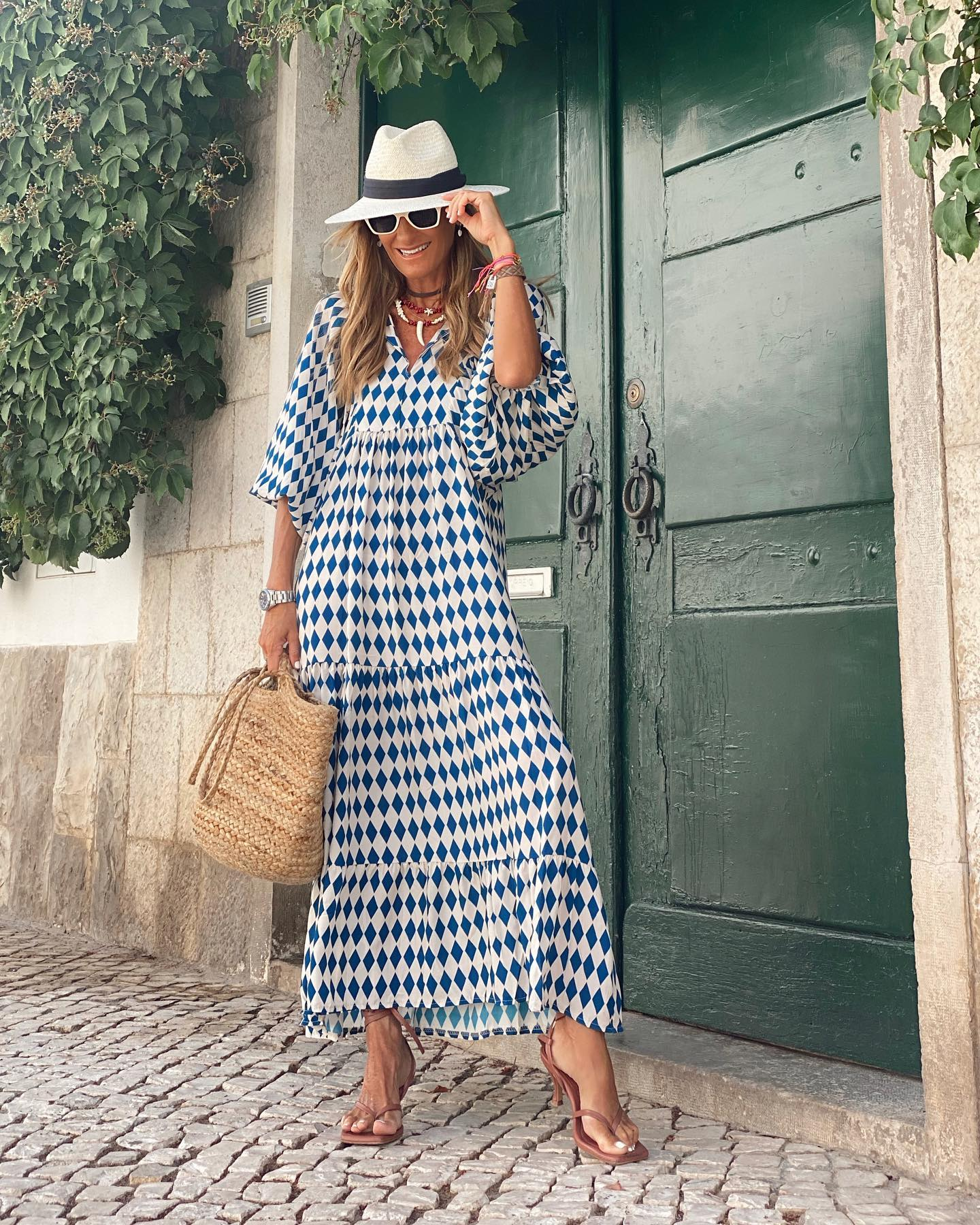 ZAIRA | Vestido estampado de temporada.