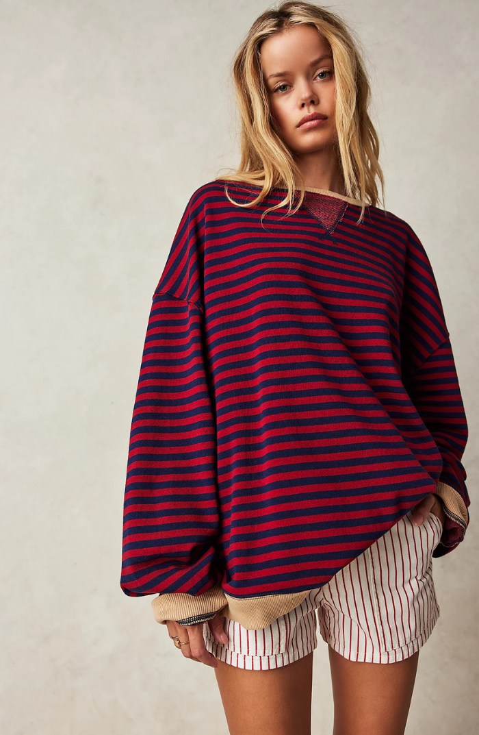 LADY | Jersey oversize de rayas