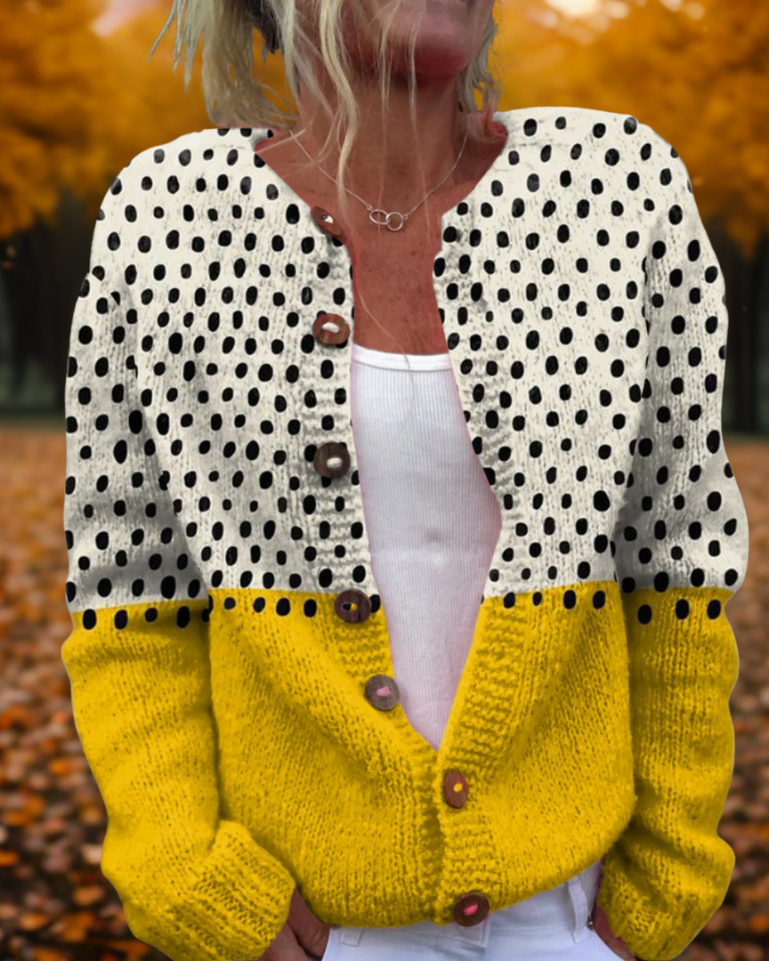 ADELINE | Cárdigan de Lunares